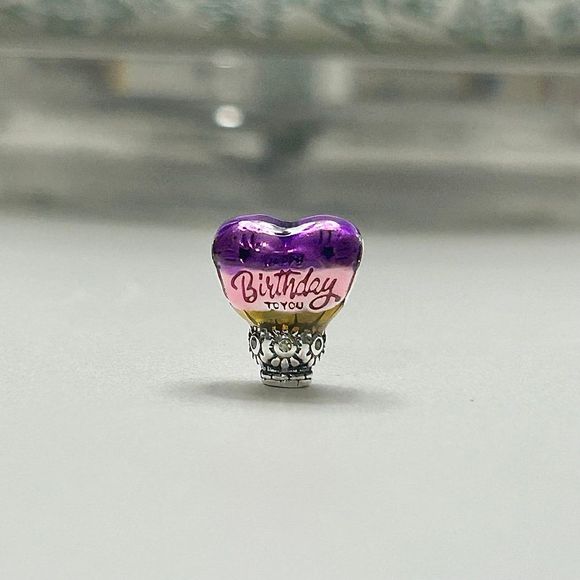 Happy Birthday Heart Balloon Charm - Picture 7 of 9